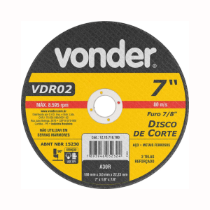 DISCO CORTE 180,0X3,0X22,23 - VONDER