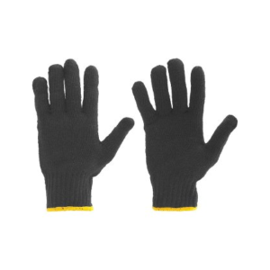 LUVA MALHA 4 FIOS PRETA - VONDER