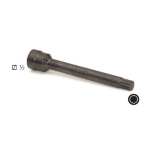 CHAVE TIPO SOQUETE LONGA MULTIDENTADA(135MM) PARA CABEÇOTE GOL/SANTANA/GOLF 1.6/2.0 - CR FERRAMENTAS