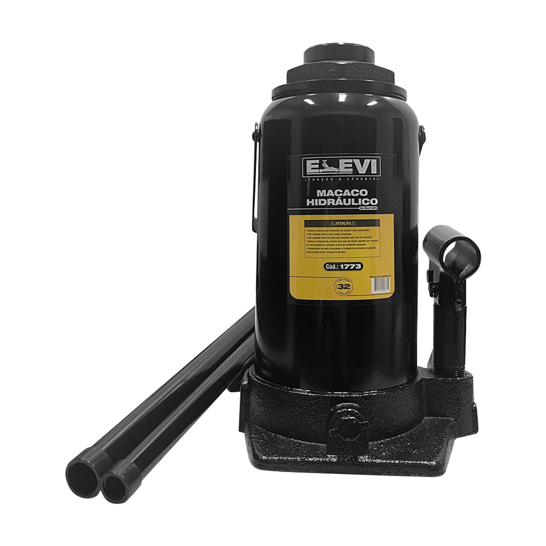 MACACO HIDRÁULICO GARRAFA 32 TONELADA - ELEVI